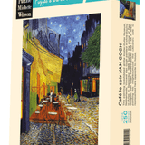 Puzzle Michèle Wilson - 250 pièces - Café le soir - Van Gogh - Puzzle en bois Michèle Wilson - Rouge et Noir