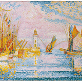 Puzzle Michèle Wilson - 250 pièces - Le phare de Groix - Signac - Puzzle en bois Michèle Wilson - Rouge et Noir