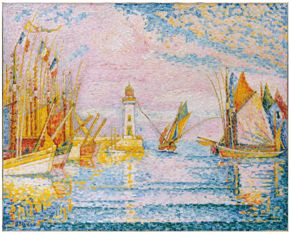 Puzzle Michèle Wilson - 250 pièces - Le phare de Groix - Signac - Puzzle en bois Michèle Wilson - Rouge et Noir