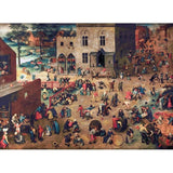 Puzzle MW - 100 pièces - Jeux d'enfants - Brueghel - Puzzle en bois Michèle Wilson enfant - Rouge et Noir