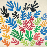 Puzzle MW - 12 p - La gerbe - Henri Matisse - Puzzle en bois Michèle Wilson enfant solitaire - Rouge et Noir