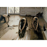 Puzzle MW - 150 p - Les raboteurs de parquet - Caillebotte - Puzzle en bois Michèle Wilson - Rouge et Noir