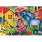 Puzzle MW - 24 p - Le rêve - Franz Marc - Rouge et Noir