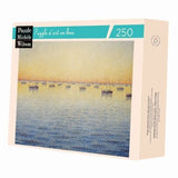 Puzzle MW - 250 p - Concarneau - Signac - Puzzle en bois Michèle Wilson - Rouge et Noir