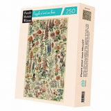 Puzzle MW - 250 p - Fleurs pour tous - Millot - Puzzle en bois Michèle Wilson - Rouge et Noir