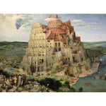 Puzzle MW - 250 p - La tour de Babel - Bruegel - Puzzle en bois Michèle Wilson - Rouge et Noir