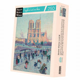 Puzzle MW - 250 p - Notre - Dame - Luce - Puzzle en bois Michèle Wilson - Rouge et Noir