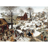 Puzzle MW - 350 p - Le dénombrement - Bruegel - Puzzle en bois Michèle Wilson - Rouge et Noir