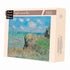 Puzzle MW - 350 p - Promenade sur la falaise - Claude Monet - Puzzle en bois Michèle Wilson - Rouge et Noir