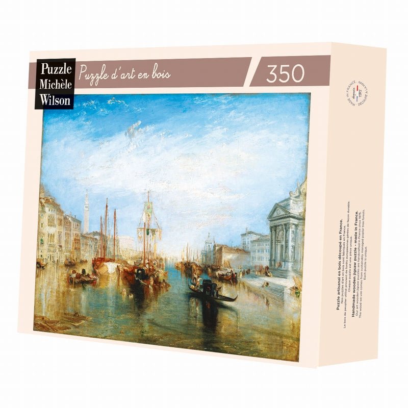 Puzzle MW - 350 p - Venise - Turner - Puzzle en bois Michèle Wilson - Rouge et Noir