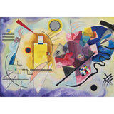 Puzzle MW - 50 p - Jaune Rouge Bleu - Kandinsky - Rouge et Noir