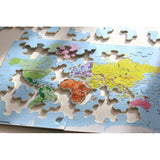 Puzzle MW - 50 PIECES - CARTE DU MONDE - Puzzle en bois Michèle Wilson enfant autre - Rouge et Noir