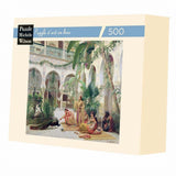 Puzzle MW - 500 p - La cour du harem - Girard - Puzzle en bois Michèle Wilson - Rouge et Noir