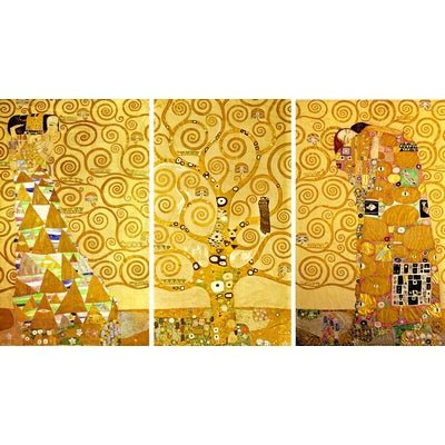 Puzzle MW - 500 p - L’Arbre de vie - Klimt - Puzzle en bois Michèle Wilson - Rouge et Noir