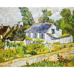 Puzzle MW - 500 p - Maison à Auvers - Van Gogh - Puzzle en bois Michèle Wilson - Rouge et Noir