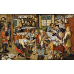 Puzzle MW - 650 p - L’Avocat de village - Brueghel - Puzzle en bois Michèle Wilson - Rouge et Noir