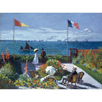 Puzzle MW - 650 p - Terrasse à Saint - Adresse - Monet - Puzzle en bois Michèle Wilson - Rouge et Noir