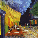 Puzzle MW - Cuzzle 30 p - Le Café - Van Gogh - Puzzle en bois Michèle Wilson enfant - Rouge et Noir