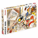 Puzzle Piatnik - 1000 p - Bustling Aquarelle - Kandinsky - Puzzle en carton - Rouge et Noir