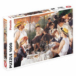 Puzzle Piatnik - 1000 p - Déjeuner des canotiers - Renoir - Puzzle en carton - Rouge et Noir