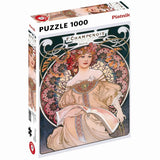 Puzzle Piatnik - 1000 p - Dreams - Mucha - Puzzle en carton - Rouge et Noir