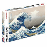 Puzzle Piatnik - 1000 p - La vague - Hokusaï - Puzzle en carton - Rouge et Noir