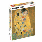 Puzzle Piatnik - 1000 p - Le baiser - Klimt - Puzzle en carton - Rouge et Noir