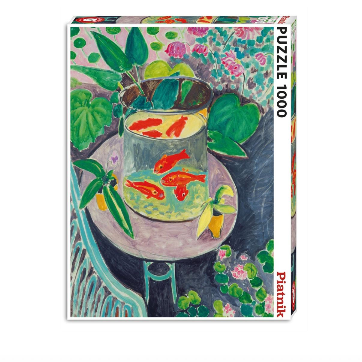 Puzzle Piatnik - 1000 p - Les poissons rouges - Matisse - Puzzle en carton - Rouge et Noir