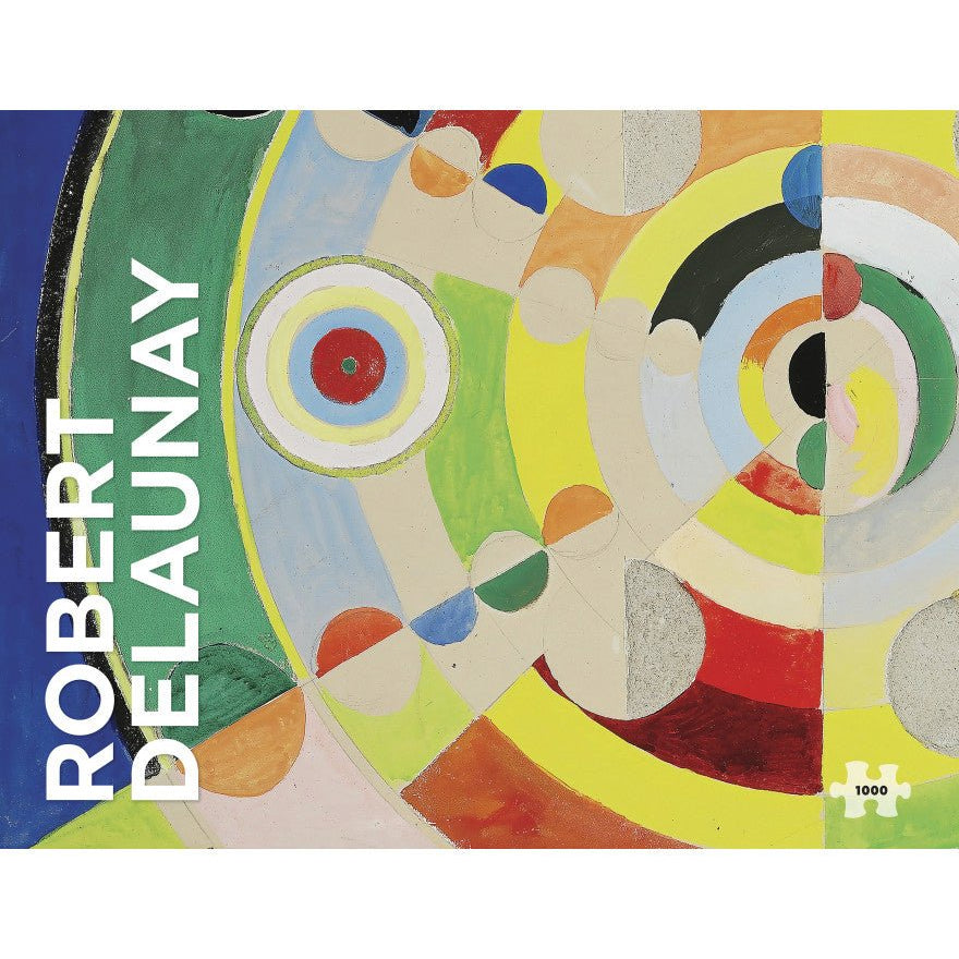 Puzzle Pomegranate - 1000 p - Relief - Disques - Delaunay - Puzzle en carton - Rouge et Noir