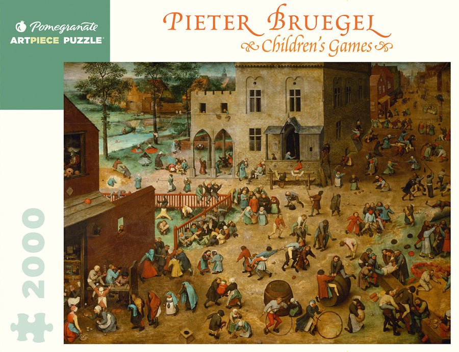 Puzzle Pomegranate - 2000 p - Jeux d'enfants - Bruegel - Puzzle en carton - Rouge et Noir