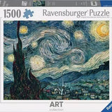 Puzzle Ravensburger - 1500 p - Nuit étoilée - Van Gogh - Puzzle en carton - Rouge et Noir