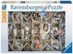 Puzzle Ravensburger - 5000 p - Chapelle Sixtine - Puzzle en carton - Rouge et Noir