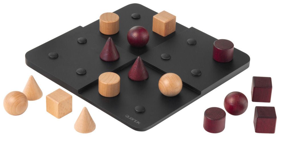 Quantik - jeu en bois de stratégie cadeau adulte - Rouge et Noir