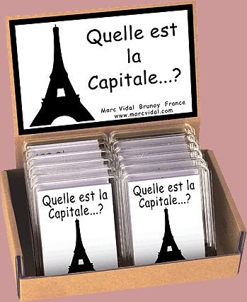 Quelle est la capitale ...? - fin de soirée à partager - Rouge et Noir
