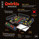 Qwirkle Deluxe - jeu de société de plateau de stratégie de chiffres - Rouge et Noir
