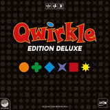 Qwirkle Deluxe - jeu de société de plateau de stratégie de chiffres - Rouge et Noir