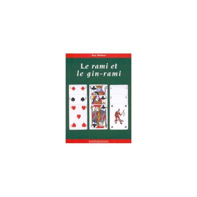 Rami et Gin rami - Bornemann - Règles de Jeux - Librairie - Rouge et Noir