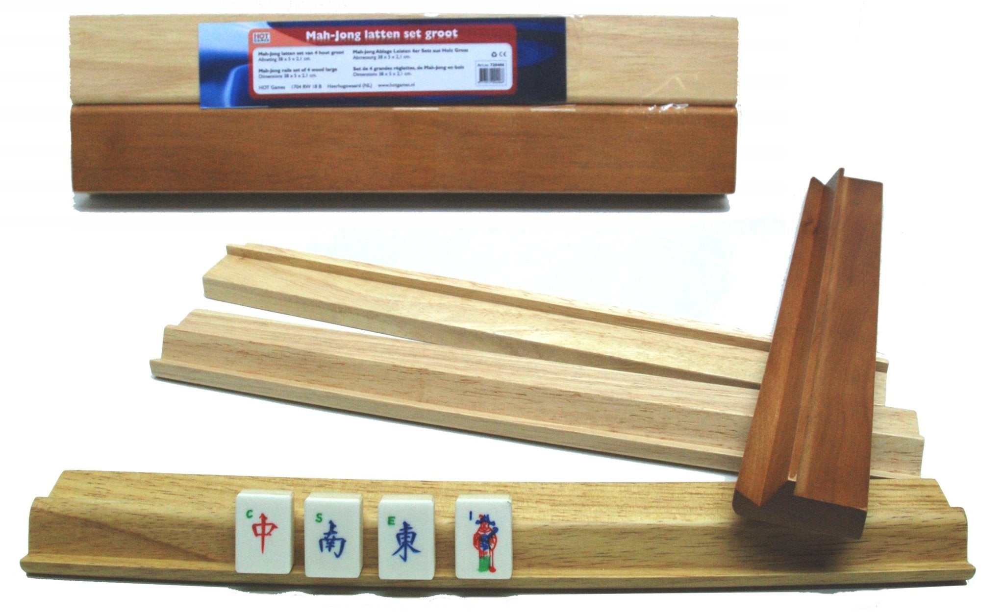 Réglettes porte - tuiles de mah - jong - jeu traditionnel jeu de mah - jong - Rouge et Noir