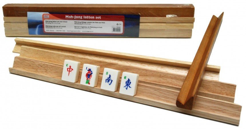 Réglettes porte - tuiles de mah - jong - jeu traditionnel jeu de mah - jong - Rouge et Noir