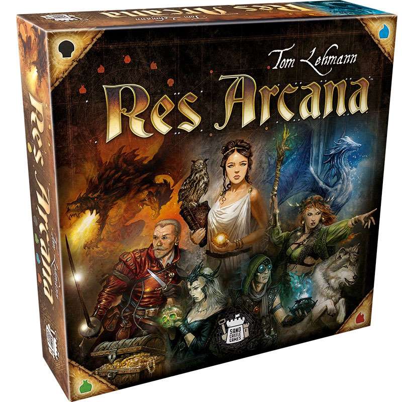 Res Arcana - Jeu de plateau DE STRATEGIE - Rouge et Noir