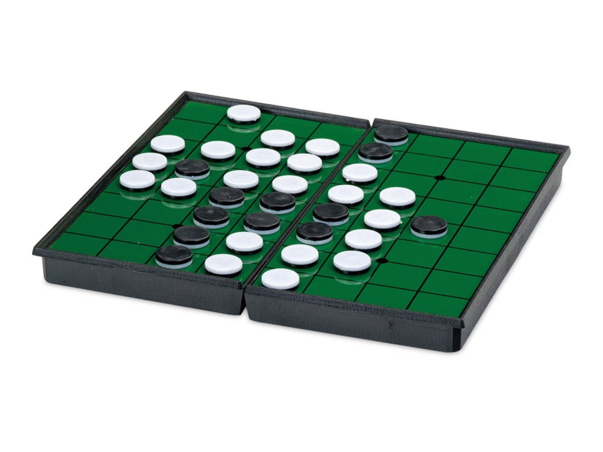 Reversi / Othello voyage - plastique magnétique - GM - Jeux de Voyage - Rouge et Noir