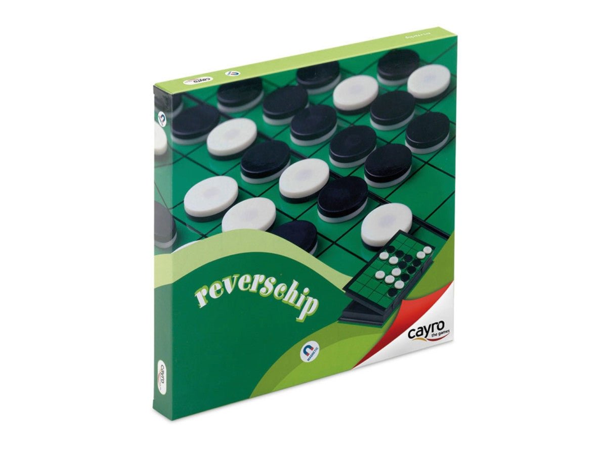 Reversi / Othello voyage - plastique magnétique - GM - Jeux de Voyage - Rouge et Noir