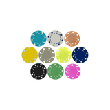 Rouleau de jetons roulette anglaise - ABS - Suited - accessoire de poker - Rouge et Noir
