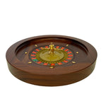 Roulette Romagnoli - Acajou - 45 cm - roulette simple en bois - Rouge et Noir