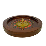 Roulette Romagnoli - Acajou - 45 cm - roulette simple en bois - Rouge et Noir