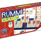 Rummy 4 joueurs - boite carton - Jeux de Lettres et de Chiffres cadeau sénior - Rouge et Noir