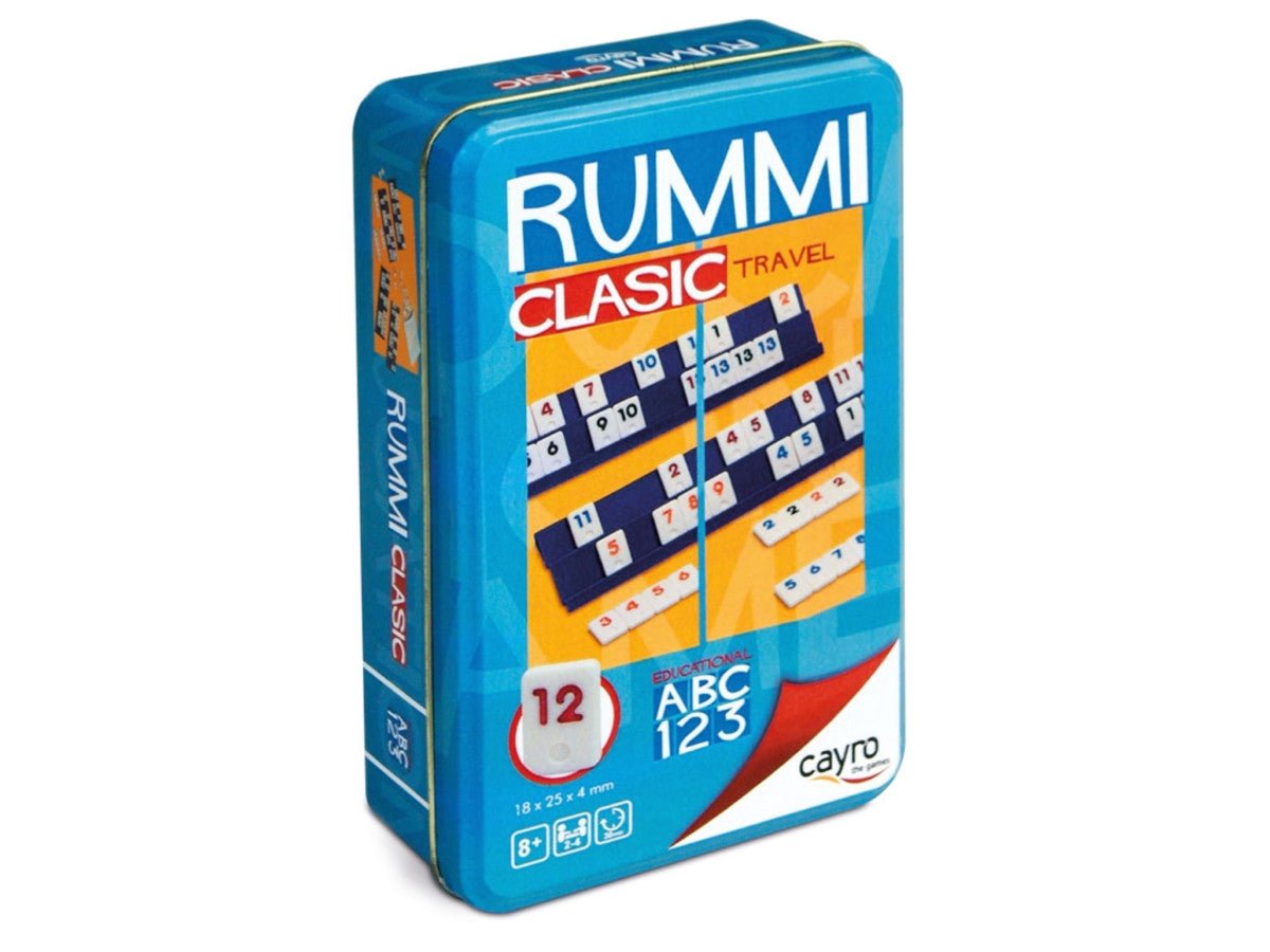 Rummy de voyage - CAY - Jeux de Voyage - Rouge et Noir