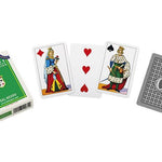 Scopa Toscane verte - jeu de cartes de scopa - Rouge et Noir