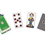 Scopa Trentine verte - jeu de cartes de scopa - Rouge et Noir