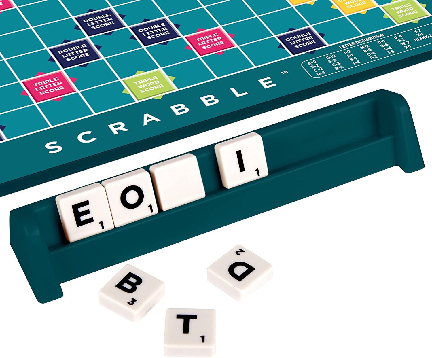 Scrabble Classique - Jeux de Lettres et de Chiffres - Rouge et Noir